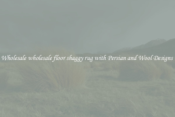 Wholesale wholesale floor shaggy rug with Persian and Wool Designs 