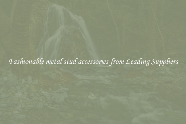 Fashionable metal stud accessories from Leading Suppliers