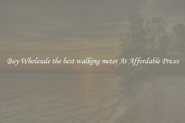 Buy Wholesale the best walking meter At Affordable Prices