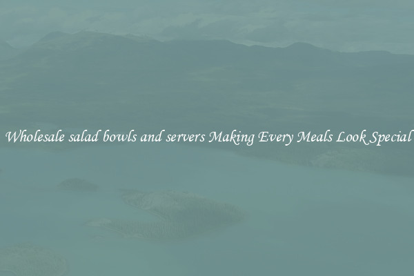 Wholesale salad bowls and servers Making Every Meals Look Special