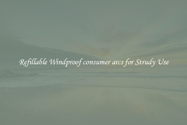 Refillable Windproof consumer arcs for Strudy Use
